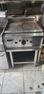 Gas Griddle Standing